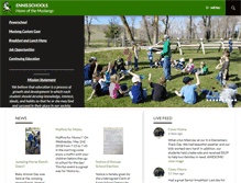 Tablet Screenshot of ennisschools.org